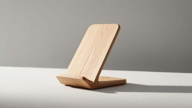 DIY Rustic Wooden Phone Stand: A Simple Woodworking Project ...